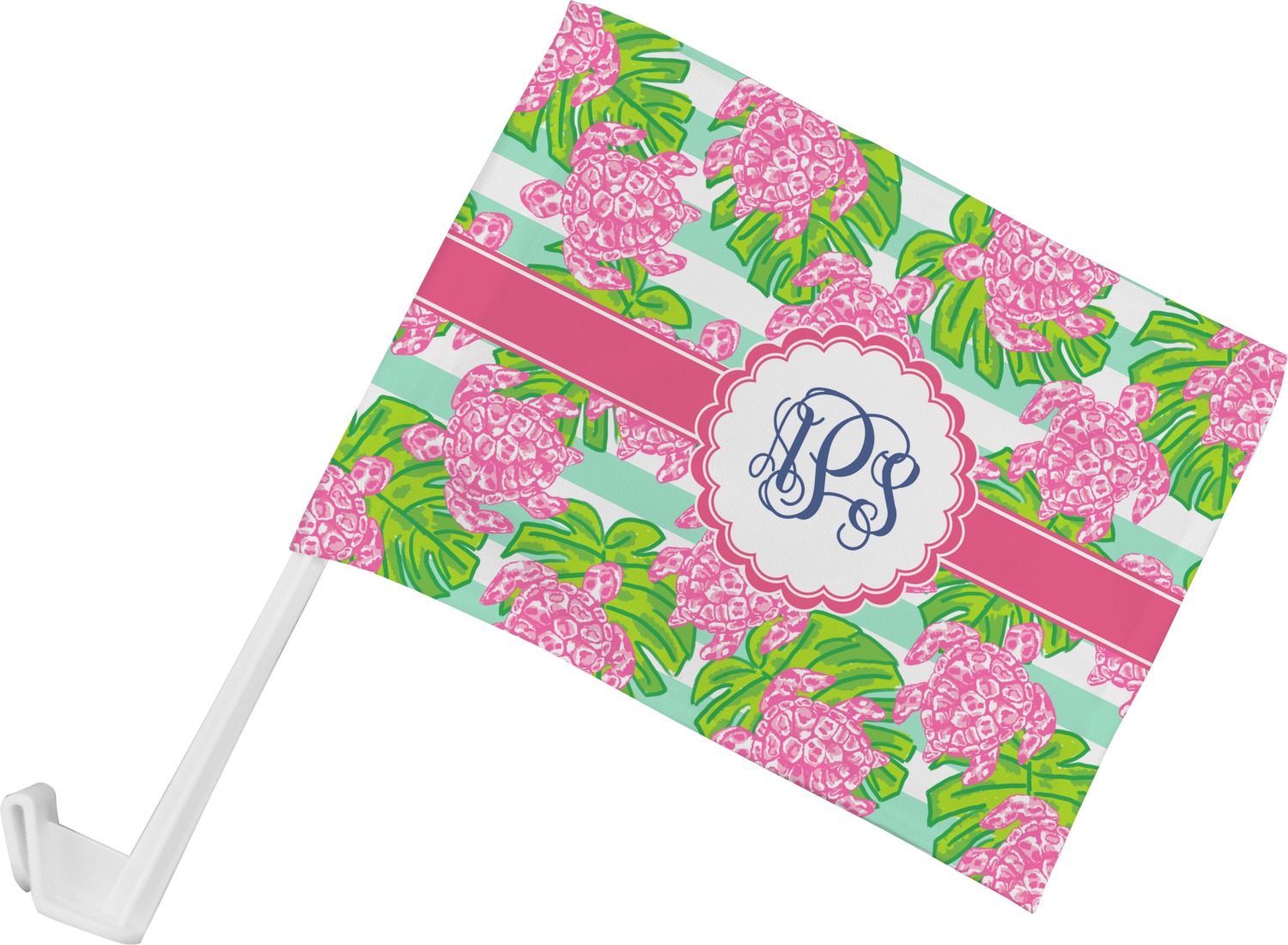 Preppy Car Flag (Personalized) - YouCustomizeIt