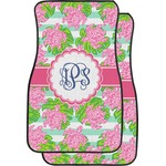 Preppy Car Floor Mats (Front Seat) (Personalized)