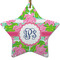 Preppy Ceramic Flat Ornament - Star (Front)