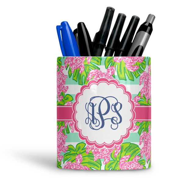 Custom Preppy Ceramic Pen Holder