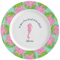 Preppy Ceramic Dinner Plates (Set of 4) (Personalized)