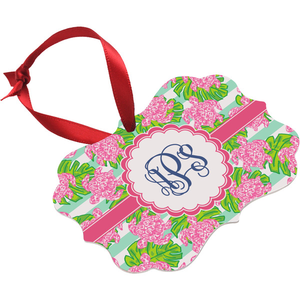 Preppy Christmas Ornament (Angle View)