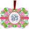 Preppy Christmas Ornament (Front View)