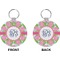 Preppy Circle Keychain (Front + Back)