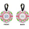 Preppy Circle Luggage Tag (Front + Back)