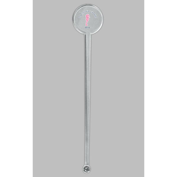 Preppy Clear Plastic 7" Stir Stick - Round - Single Stick