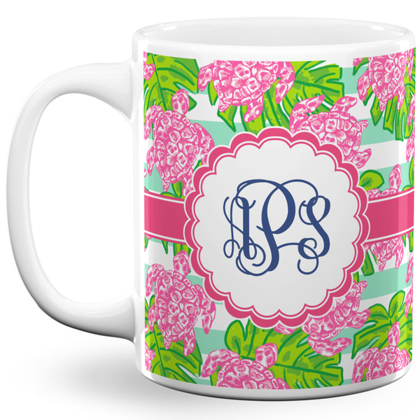 Preppy Coffee Mug - 11 oz - Full- White