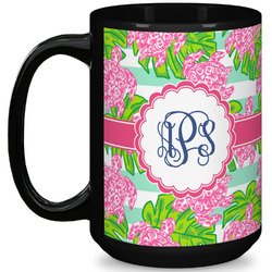 Preppy 15 Oz Coffee Mug - Black (Personalized)