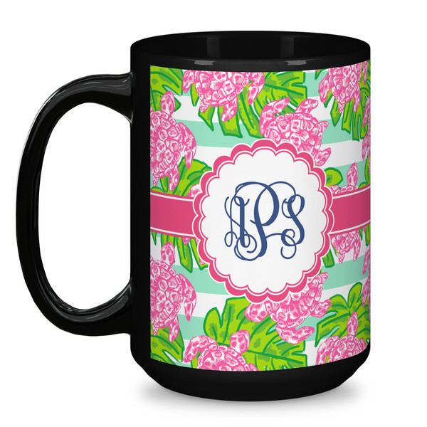 Preppy Coffee Mug - 15 oz - Black
