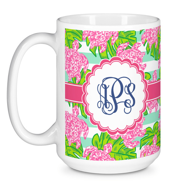 Preppy Coffee Mug - 15 oz - White