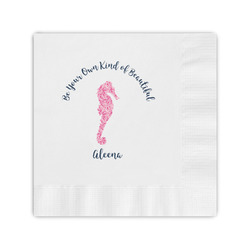 Preppy Coined Cocktail Napkins (Personalized)