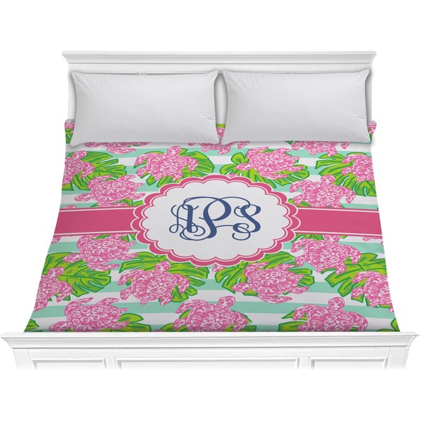 Custom Preppy Comforter - King (Personalized)