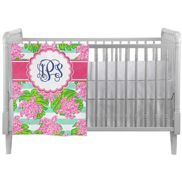 Custom Preppy Crib Comforter / Quilt (Personalized)