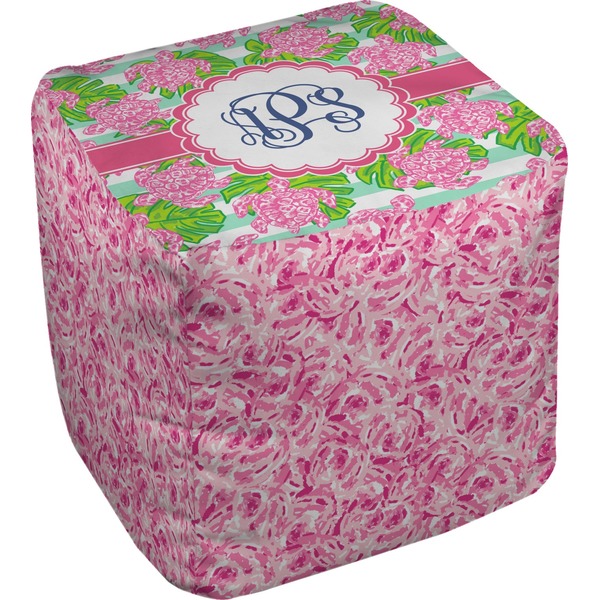 Custom Preppy Cube Pouf Ottoman - 13" (Personalized)