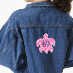 Preppy Twill Iron On Patch - Custom Shape - X-Large (Personalized)