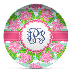 Preppy Microwave Safe Plastic Plate - Composite Polymer (Personalized)