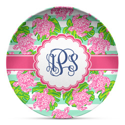 Preppy Microwave Safe Plastic Plate - Composite Polymer (Personalized)