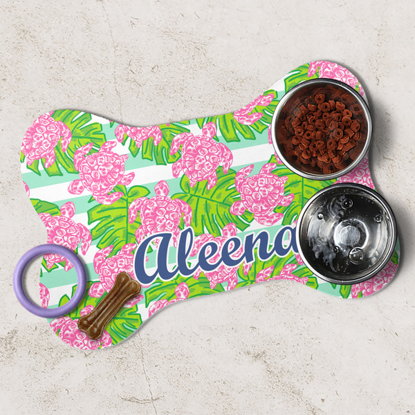 Preppy Dog Bone Shaped Mat Lifestyle