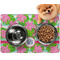Preppy Dog Food Mat - Small w/ Monogram