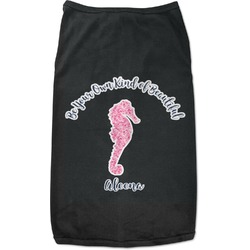 Preppy Black Pet Shirt (Personalized)