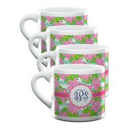Preppy Double Shot Espresso Cups - Set of 4 (Personalized)