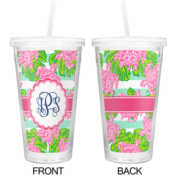 Preppy Double Wall Tumbler with Straw - Approval