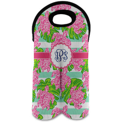 Preppy Wine Tote Bag (2 Bottles) (Personalized)