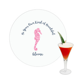 Preppy Printed Drink Topper -  2.5" (Personalized)