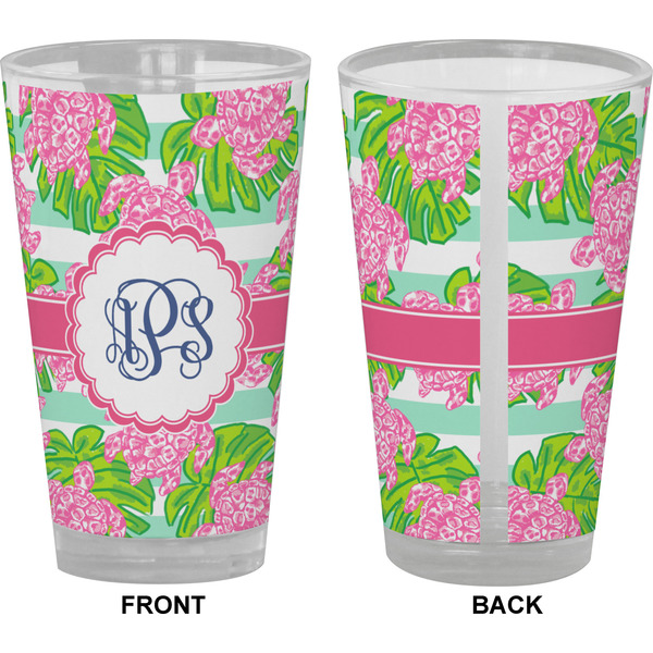 Preppy Pint Glass - Full Color - Front & Back Views