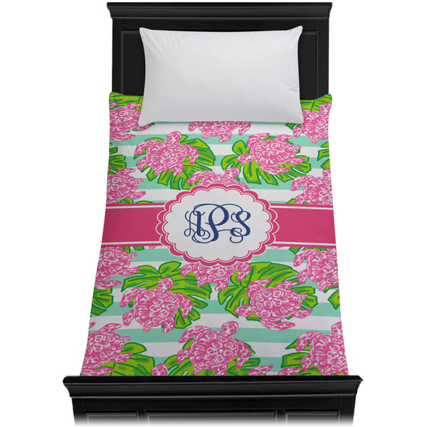 Preppy Duvet Cover - Twin XL - On Bed - No Prop