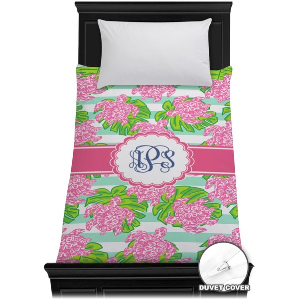Custom Preppy Duvet Cover - Twin (Personalized)