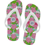 Preppy Flip Flops - Medium (Personalized)