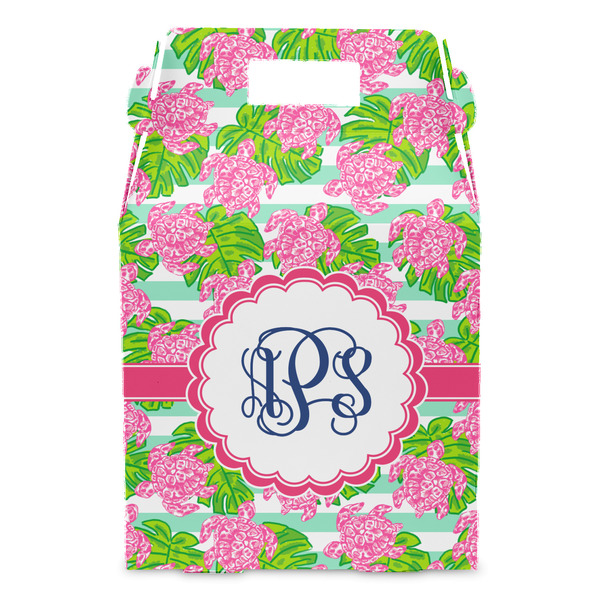 Preppy Gable Favor Box - Front