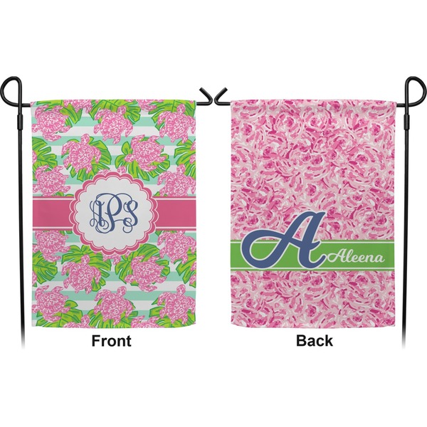 Preppy Garden Flag - Double Sided Front and Back