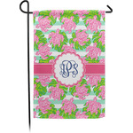 Preppy Small Garden Flag - Single Sided w/ Monograms