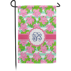 Preppy Small Garden Flag - Single Sided w/ Monograms