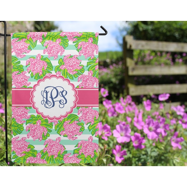 Preppy Garden Flag - Outside In Flowers