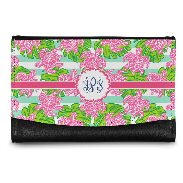Custom Preppy Genuine Leather Women's Wallet - Small (Personalized)