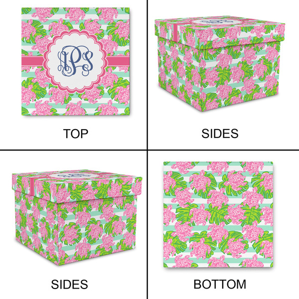 Preppy Gift Boxes with Lid - Canvas Wrapped - Large - Approval