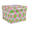 Preppy Gift Boxes with Lid - Canvas Wrapped - Large - Front/Main