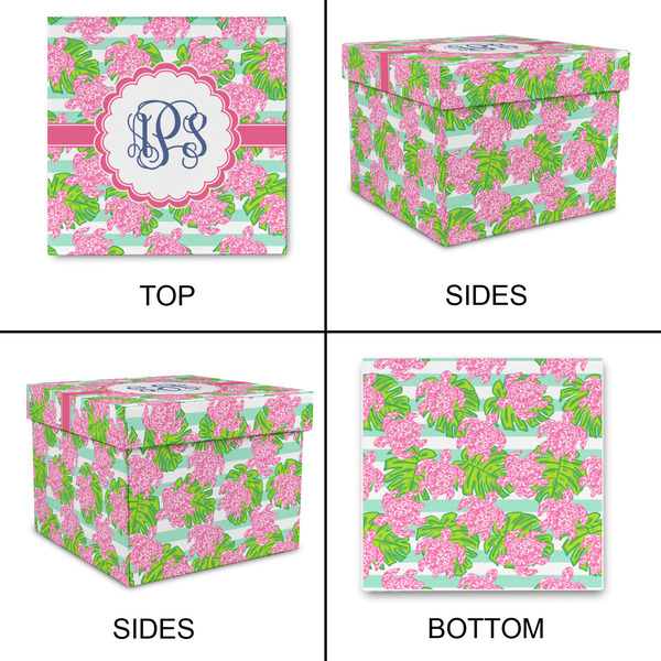 Preppy Gift Boxes with Lid - Canvas Wrapped - Medium - Approval