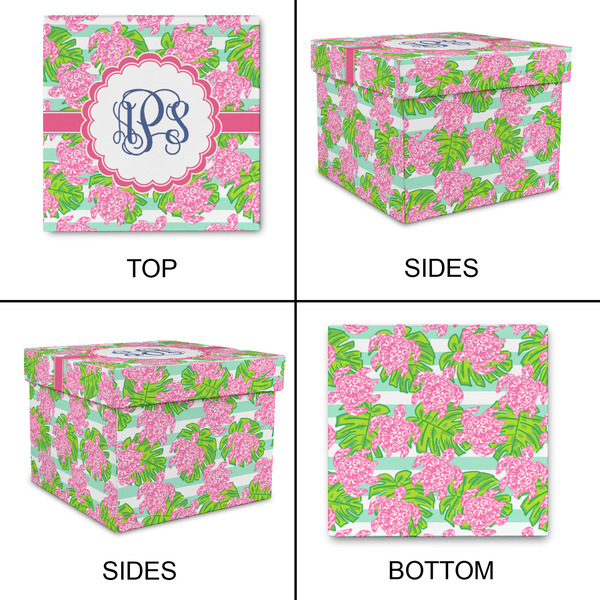 Preppy Gift Boxes with Lid - Canvas Wrapped - Small - Approval