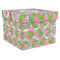 Preppy Gift Box with Lid - Canvas Wrapped - X-Large (Personalized)