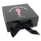 Preppy Gift Boxes with Magnetic Lid - Black - Front (angle)