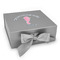 Preppy Gift Boxes with Magnetic Lid - Silver - Front