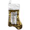 Preppy Gold Sequin Stocking - Front