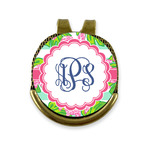 Preppy Golf Ball Marker - Hat Clip - Gold