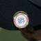 Preppy Golf Ball Marker Hat Clip - Gold - On Hat