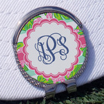 Preppy Golf Ball Marker - Hat Clip