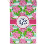 Preppy Golf Towel - Poly-Cotton Blend - Small w/ Monograms
